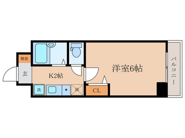 マイア松本の物件間取画像